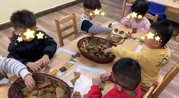 “拾一片树叶，贴一纸童心” (图9)