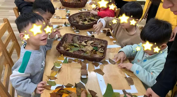 “拾一片树叶，贴一纸童心” (图10)