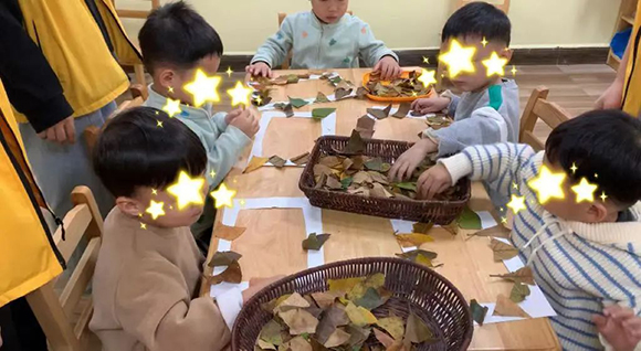 “拾一片树叶，贴一纸童心” (图11)