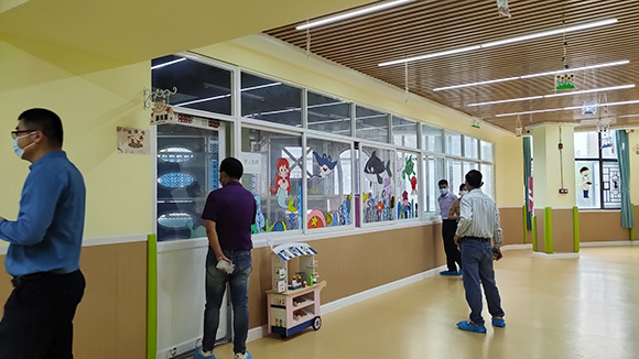 区县残联领导和康复机构负责人参观同心(图4)