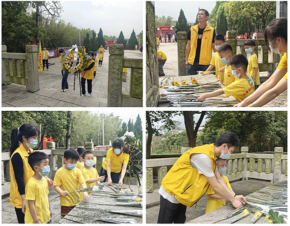 缅怀革命先烈、清明节祭扫烈士墓活动(图5) 缅怀革命先烈、清明节祭扫烈士墓活动(图5)